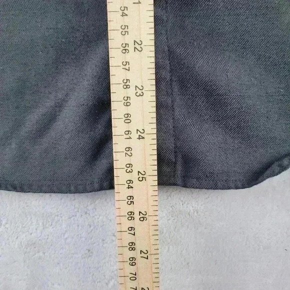 Dixxon DFC Youth Division Flannel Shirt Youth XL Gray Black Plaid Button Up - Picture 7 of 7